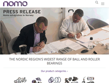 Tablet Screenshot of nomo.com