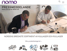 Tablet Screenshot of nomo.se